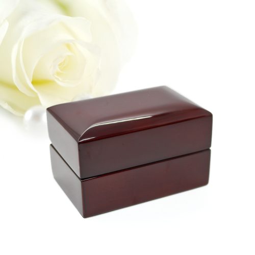 Heritage Duo – mahagóni fa karikagyűrű doboz