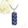 Elegáns nemesacél férfi nyaklánc lapis lazuli berakással FNL-TZ-N2503