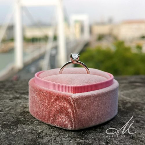 Fléa Diamond - titán eljegyzési gyűrű gyémánttal