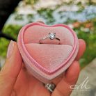 Fléa Diamond - titán eljegyzési gyűrű gyémánttal