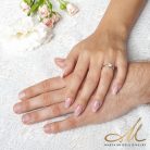 Tiffany Moissanite - nemesacél eljegyzési gyűrű Moissanite kővel