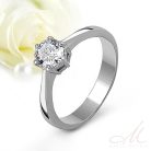 Dana Moissanite - nemesacél köves eljegyzési gyűrű RGE-MM-SS325235MO