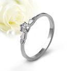 Lily Diamond - nemesacél eljegyzési gyűrű gyémánttal