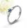 Lily Moissanite Sapphire Blue - nemesacél köves eljegyzési gyűrű RGE-MM-SS697018MOBSA
