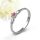 Lily Moissanite Pink - nemesacél köves eljegyzési gyűrű RGE-MM-SS697018MOP