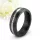 Noir Zirconia - fekete karbon-titán Női 3 köves karikagyűrű RGW-HL-TI010460CZ