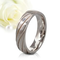   Avenor Zirconia - titán női köves karikagyűrű RGW-OR-TI018360CZ