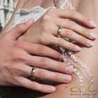 Marella Zirconia - titán Női köves karikagyűrű arany bevonattal RGW-OU-TI000155CZ