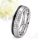 Nala Moissanite - fekete titán-karbon Női 9 köves karikagyűrű RGW-ST-CTI023260MO