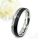 Timur Moissanite - kalapált felületű titán-karbon Női köves karikagyűrű RGW-ST-CTI023550MO