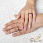 Melia - mahagóni fa berakásos kobalt-króm karikagyűrű RGW-TG-CC106950