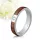 Kealoha Moissanite - hawaii koa fa berakásos titán Női köves karikagyűrű RGW-TG-TI105940MO