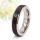 Castor Moissanite Sapphire Blue - fekete karbon-titán Női köves karikagyűrű RGW-TZ-CTI111045MOBSA