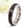 Castor Moissanite Pink - fekete karbon-titán Női köves karikagyűrű RGW-TZ-CTI111045MOP