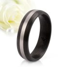 Blake - fekete karbon-titán Férfi karikagyűrű RGW-TZ-CTI135560