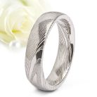 Aurora - damaszkuszi acél Férfi karikagyűrű RGW-TZ-DS103750