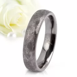 Atrian - szácsiszolt tantál karikagyűrű