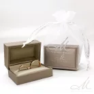 Atrian - szácsiszolt tantál karikagyűrű