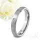 Laima 4 Moissanite - 4mm széles csillámos kobalt-króm Női köves karikagyűrű RGW-WT-CC126040MO